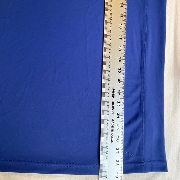 First Tactical Men Polo Shirt Size S Blue Stretch Dennis Wallace Golf 2021 NWT - Picture 3 of 7